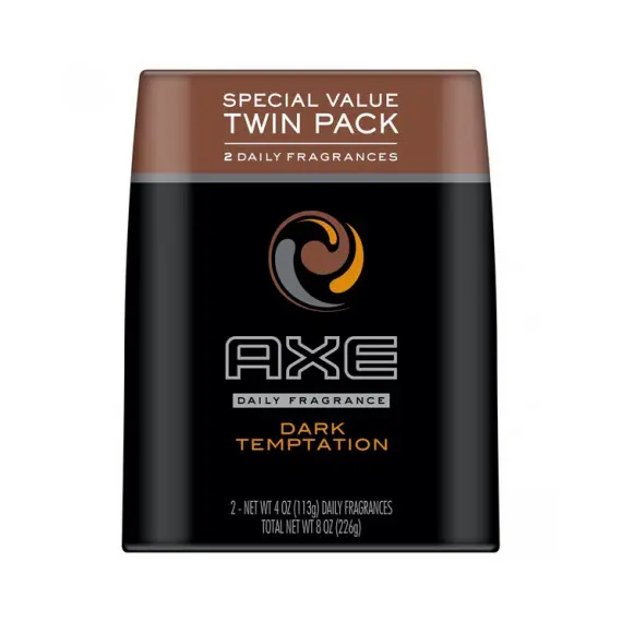 AXE Dark Temptation Body Spray, 8 oz, Twin Pack